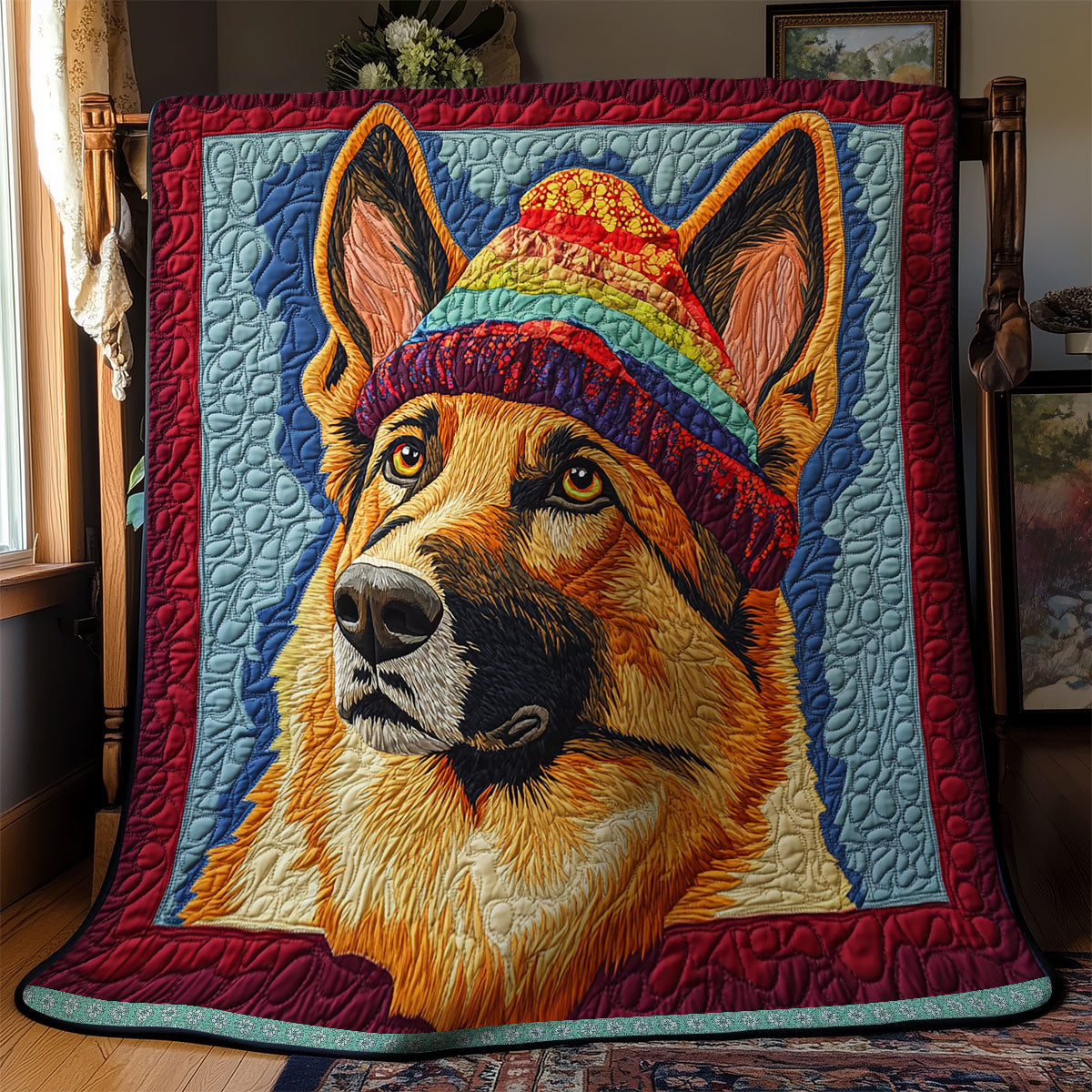 German Shepherd WX1012017CL Quilt