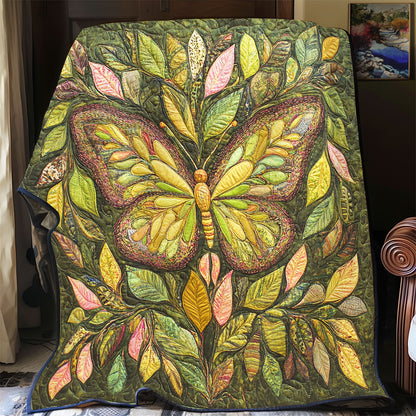 Leaves Butterfly WY1411050CL Quilt