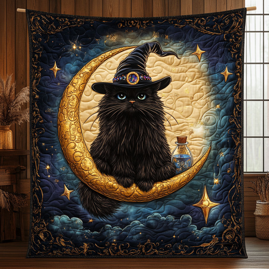 Mystic Black Cat CW2507042CL Quilt