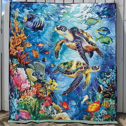 Sea Turtle WJ1309023CL Quilt