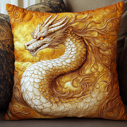 Golden Dragon Celestial WT2702078CL Quilt Pillow Case