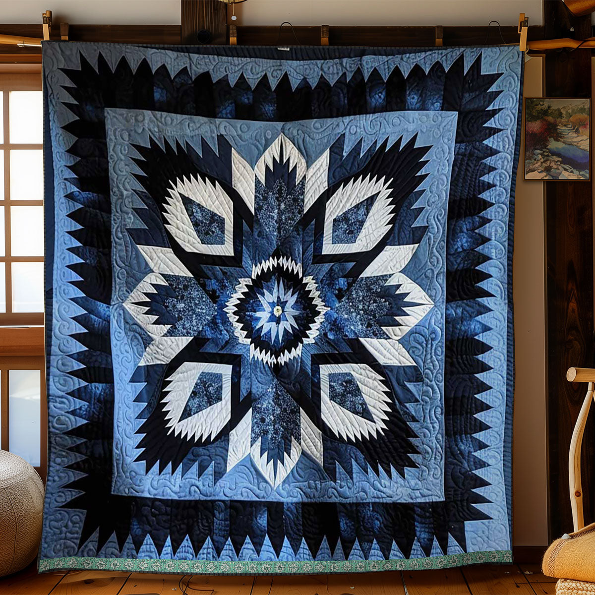 Native American Star WJ2709009CL Quilt