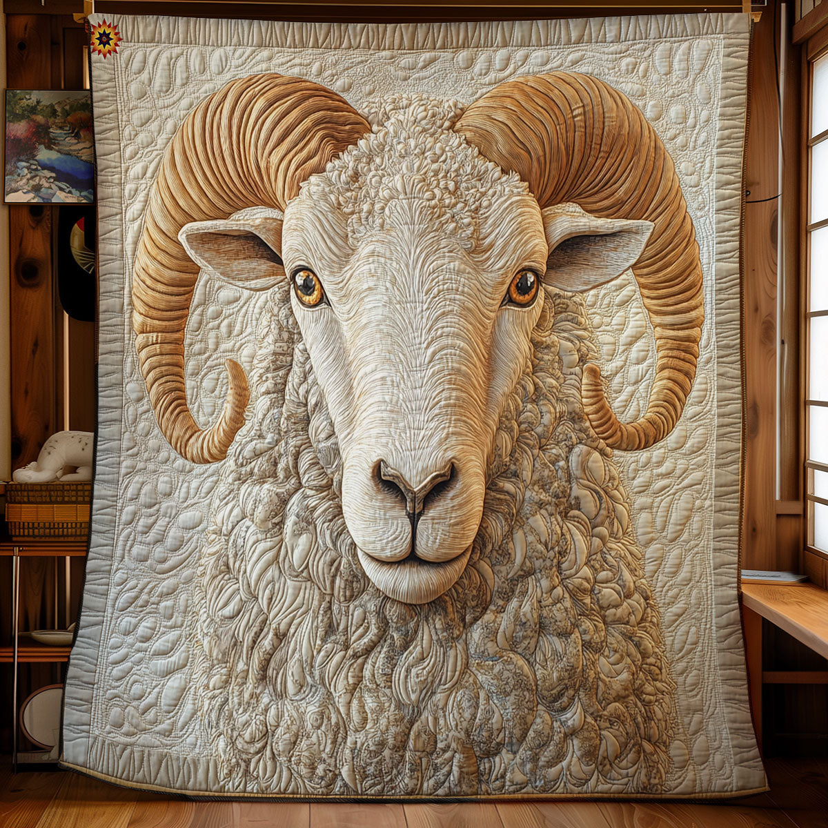 Bighorn Sheep WY2111045CL Quilt