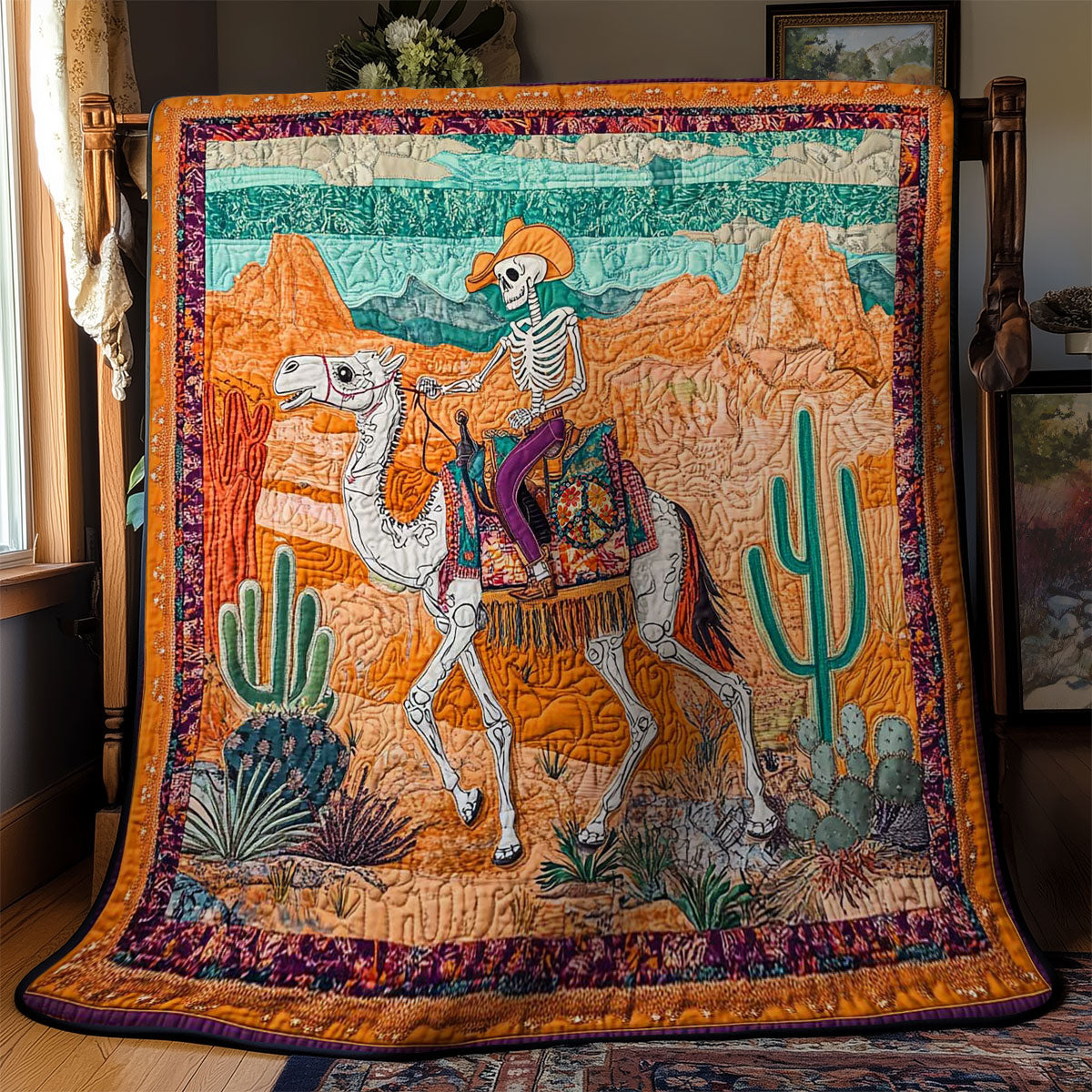 The Desert Nomad Skeleton WN0411050CL Quilt