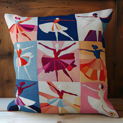 Geometric Ballerina WY1712085CL Quilt Pillow Case