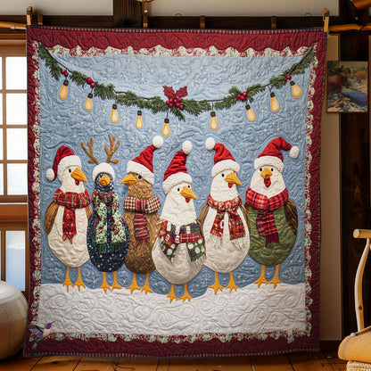 Festive Chickens WN1411053CL Quilt