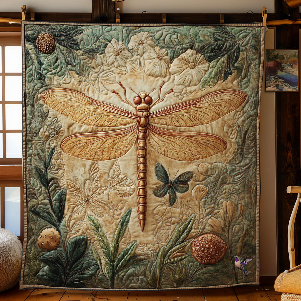 Dragonfly WY1511016CL Quilt