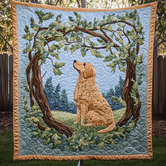 Golden Retriever Portal WN2709121CL Quilt