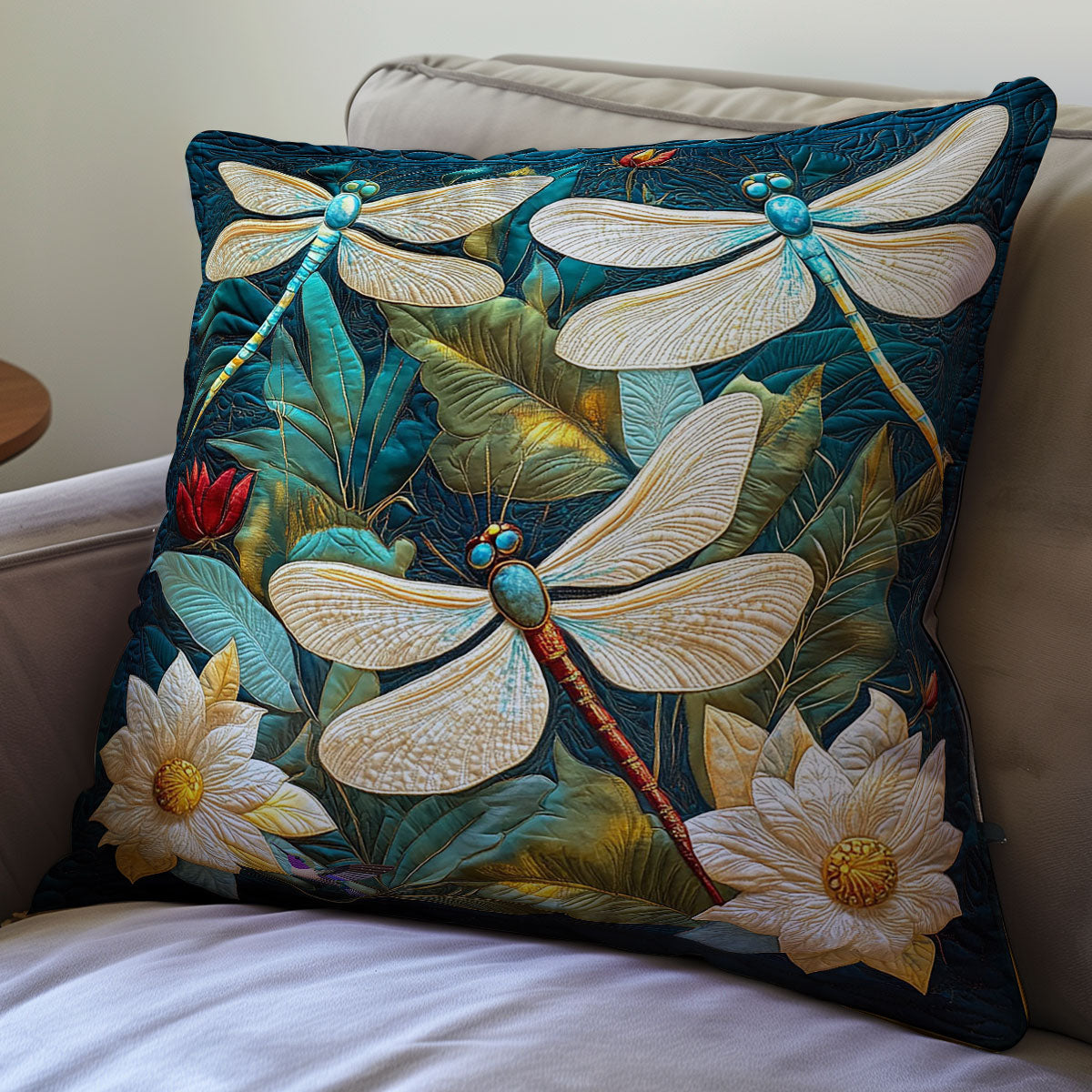DDragonfly Garden WY0412078CL Quilt Pillow Case
