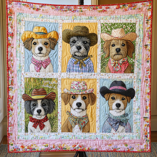 Cowboy Dogs WG1601076CL Quilt