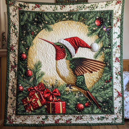 Christmas Hummingbird WY1211034CL Quilt