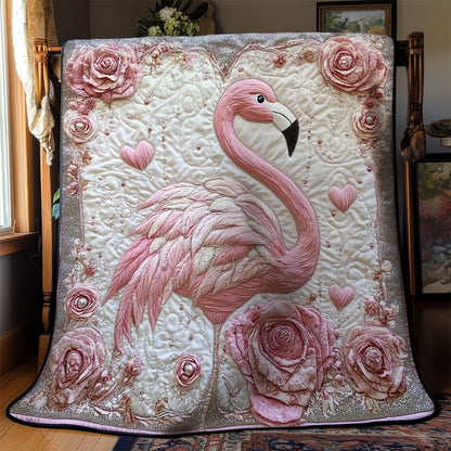 Valentine Flamingo WN0201024CL Quilt