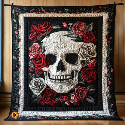 Skull Roses WX2011044CL Quilt
