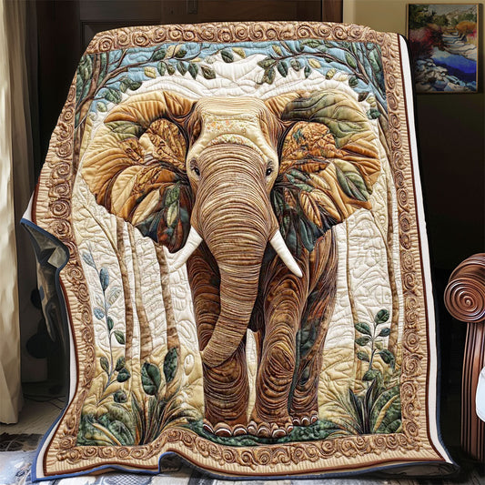 Jungle Elephant WP2612017CL Quilt