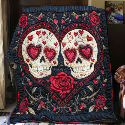 Valentine Skull YR1601012CL Quilt