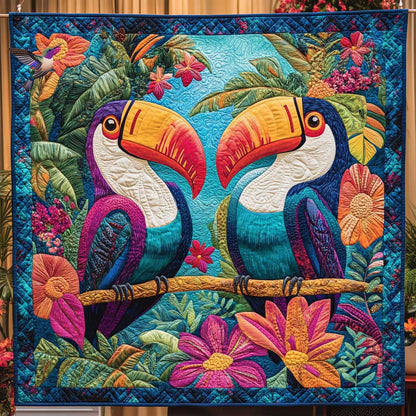 Radiant Toucans Haven WN0511009CL Quilt