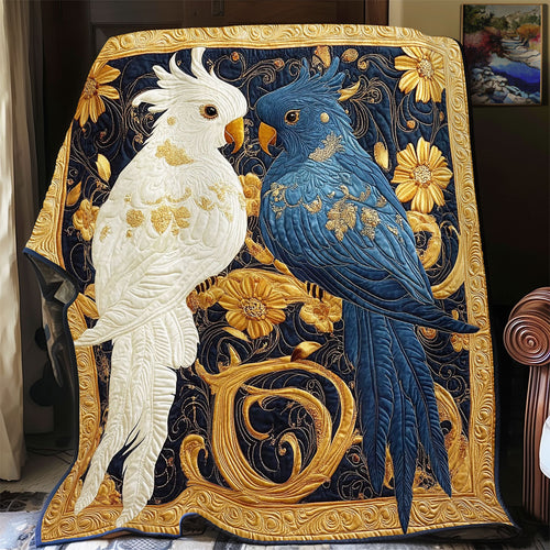 Couple Parrot WY1801058CL Quilt
