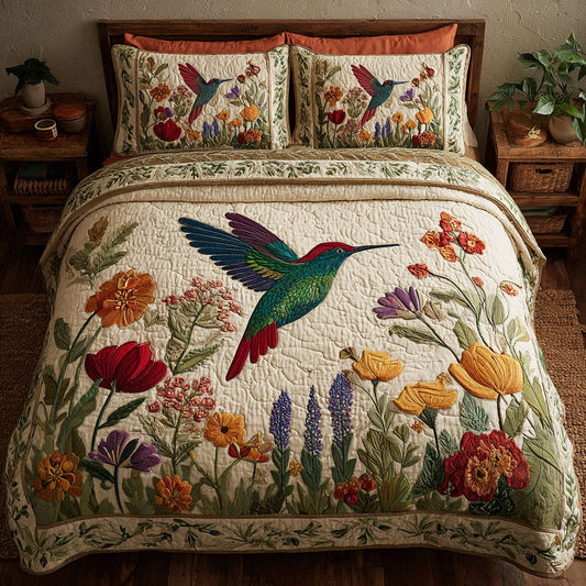 Floral Hummingbird CW0509021CL Duvet Cover Set