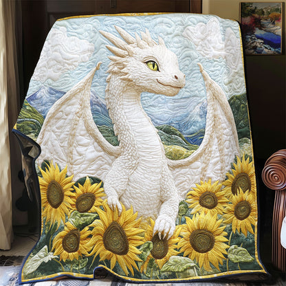Sunflower White Dragon WY0202062CL Quilt