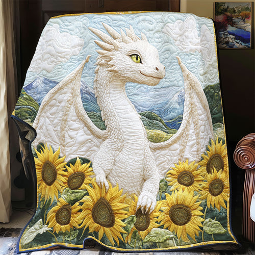 Sunflower White Dragon WY0202062CL Quilt