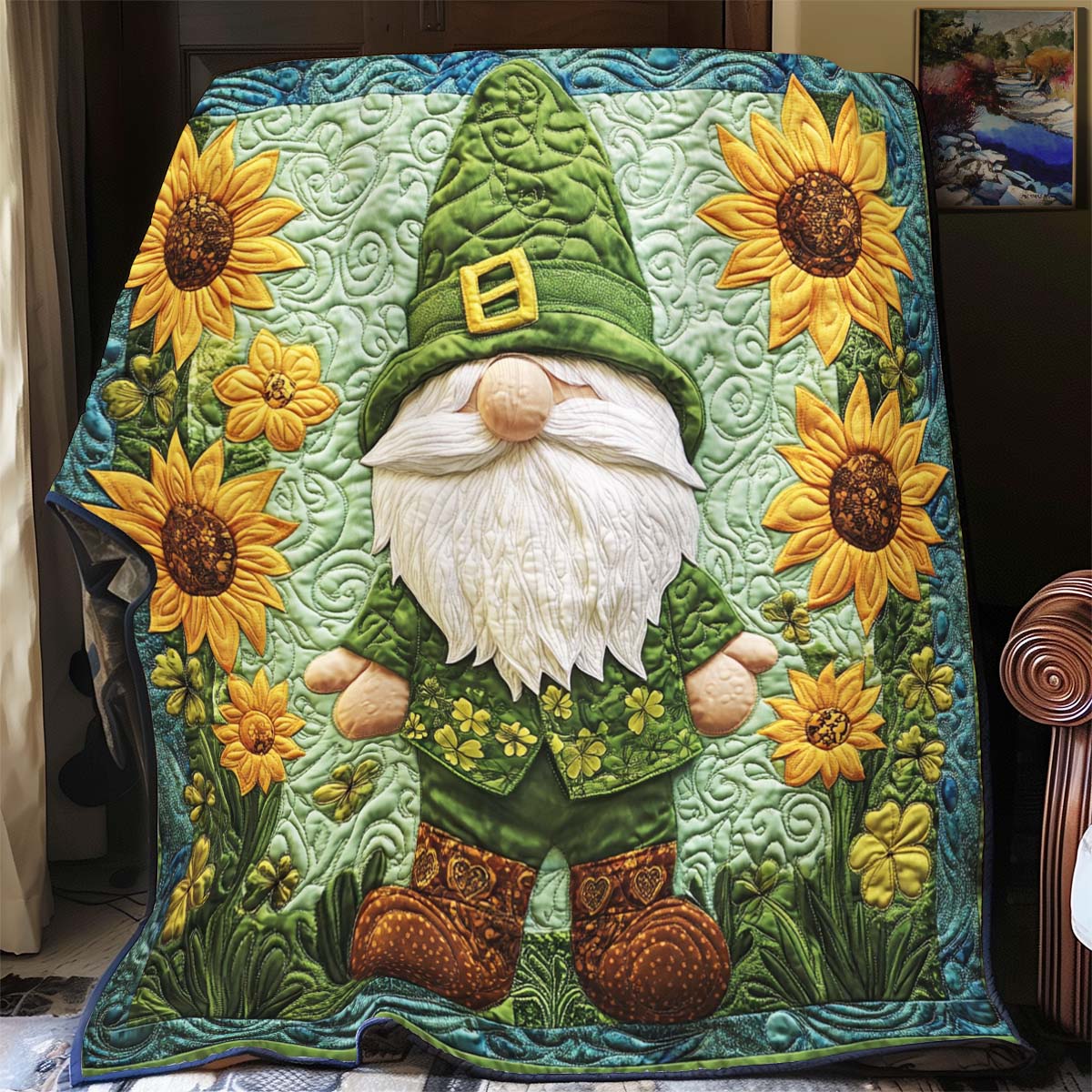 Lucky Gnome YR0301001CL Quilt