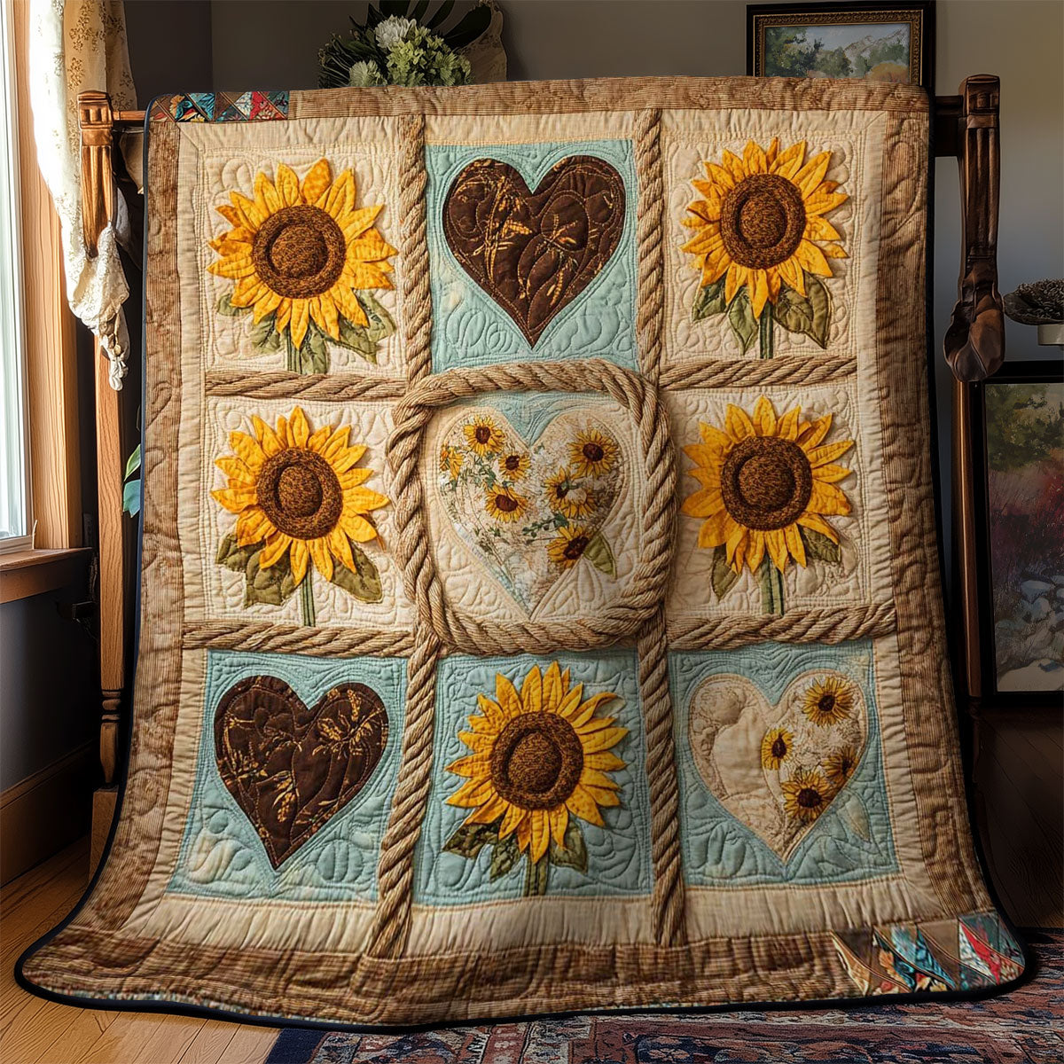 Sunny Heart WN2211014CL Quilt