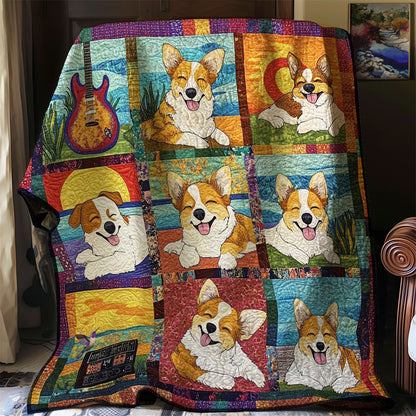 Corgi Breezy Beats WN0410062CL Quilt