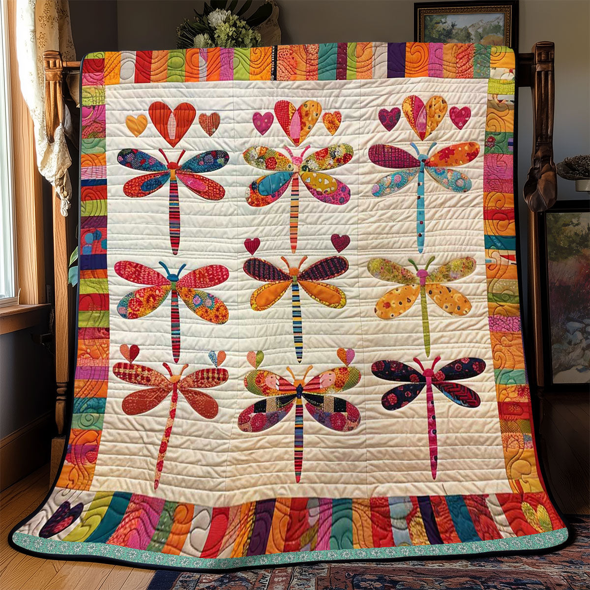 Patchwork Dragonfly WJ1109006CL Quilt