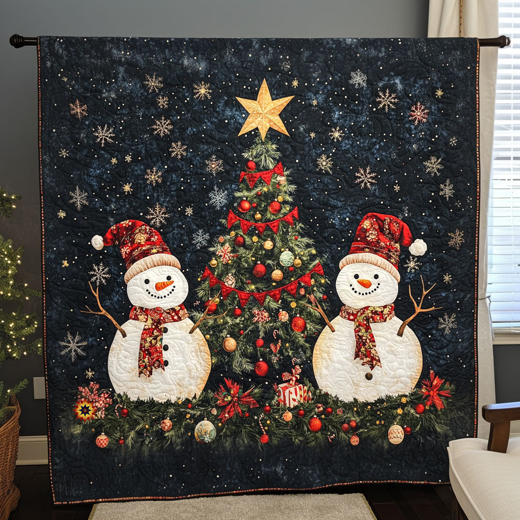 Christmas Snowman WJ1211008CL Quilt