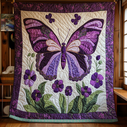 Violet Butterfly WX2311050CL Quilt