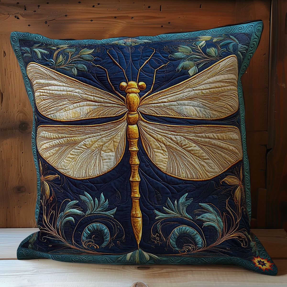 Abstract Royal Dragonfly WY0312123CL Quilt Pillow Case