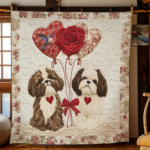 Shih Tzu Heart WN2412019CL Quilt