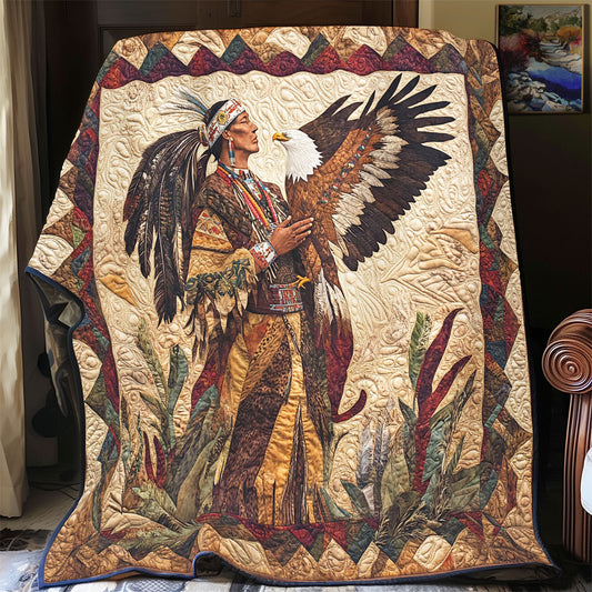 Eagle And Native Heritage WY1701037CL Quilt