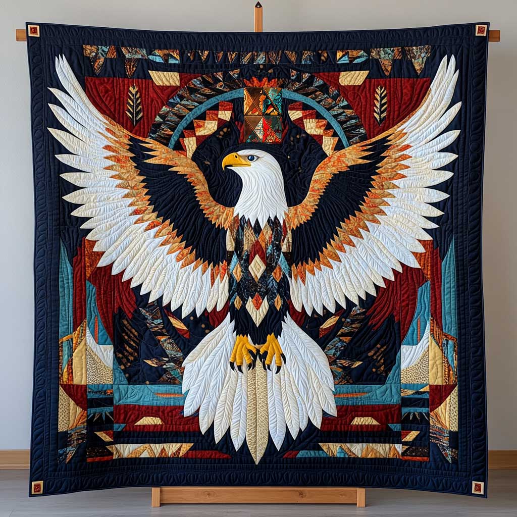 Eagle Native American Symbol WP1911015CL Quilt