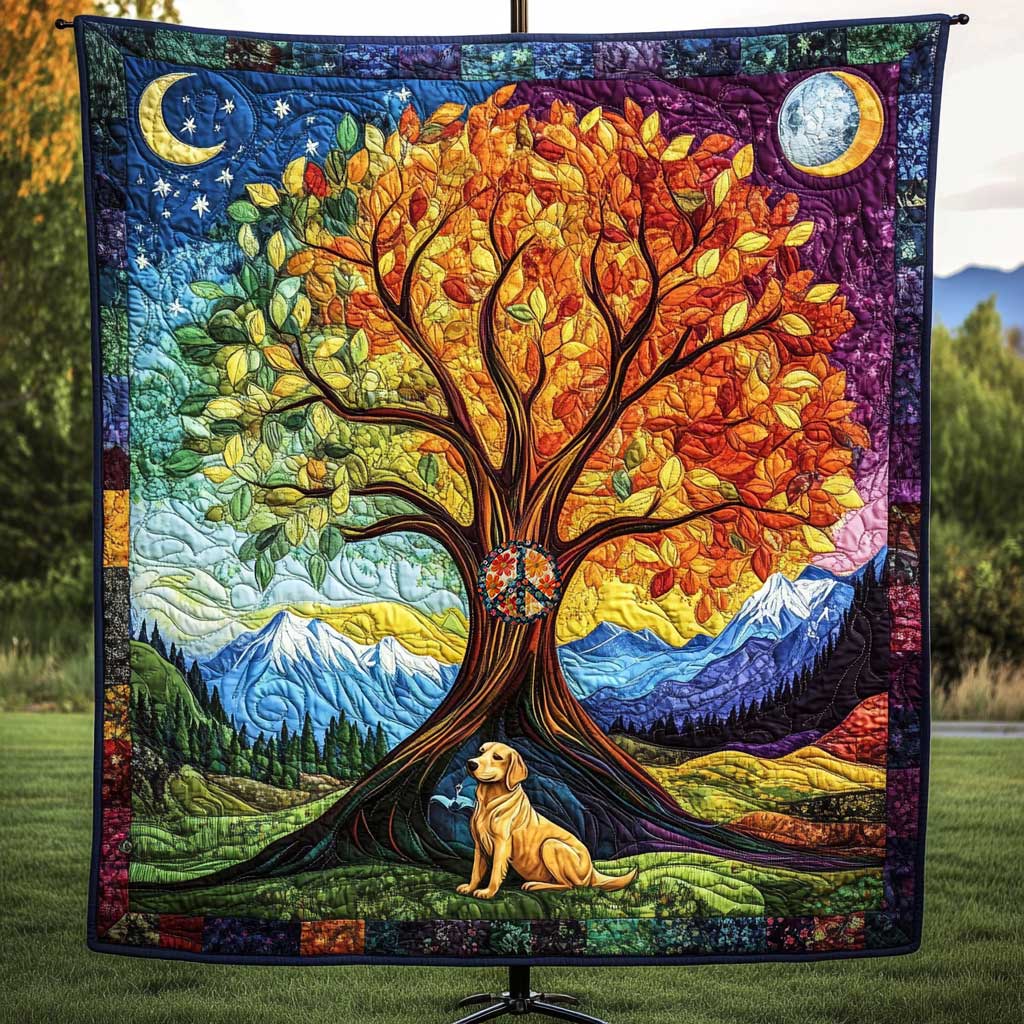 Golden Retriever Soul Tree WN0210027CL Quilt