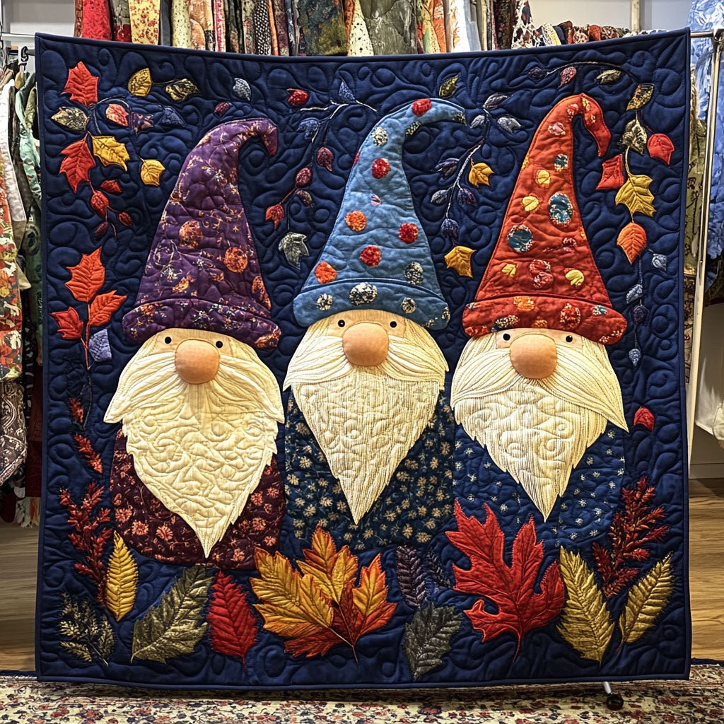 Cute Three Gnome WY1502042CL Quilt
