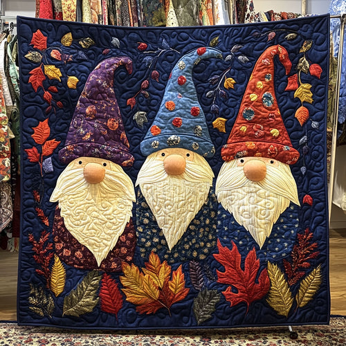 Cute Three Gnome WY1502042CL Quilt