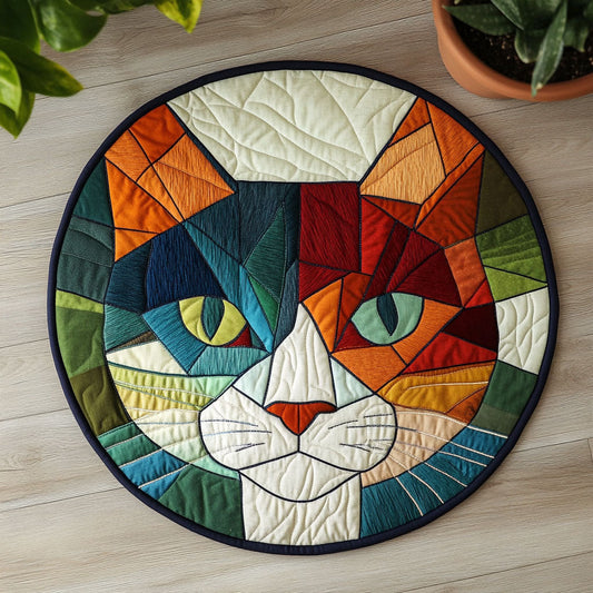 Pixel Paw CW3005600CL Quilted Round Mat
