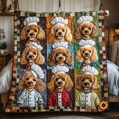 Poodle Chef WY0611013CL Quilt