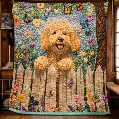 Sight Seeing Golden Doodle WP1309007CL Quilt