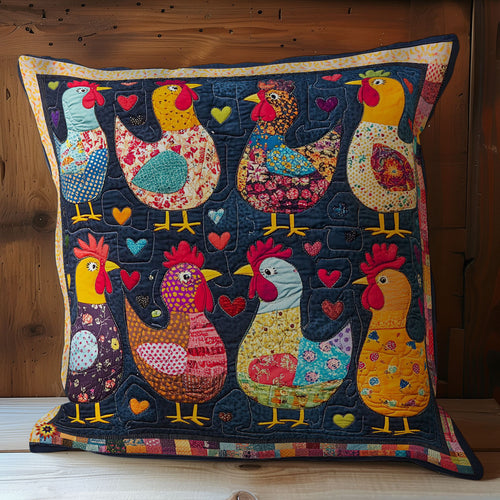 Hen WY2212043CL Quilt Pillow Case