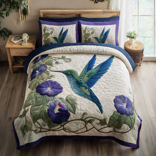 Morning Glory Hummingbird CW0509029CL Duvet Cover Set