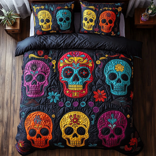 Sugar Skull Symphony CP1905045CL Duvet Cover Set