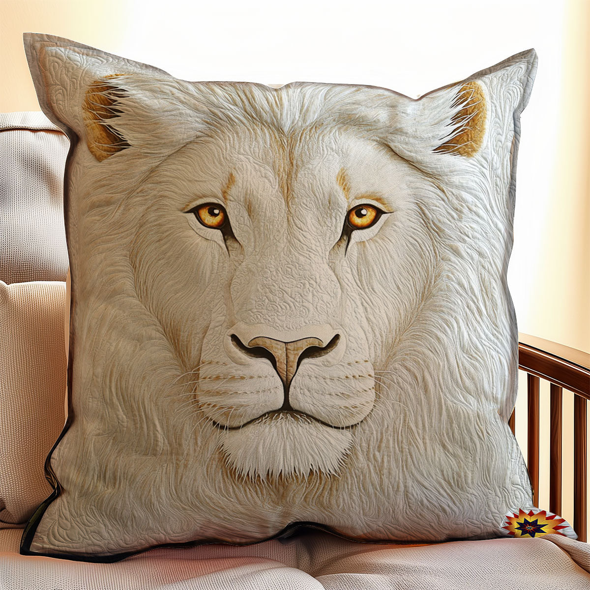 Lion WY2611047CL Quilt Pillow Case