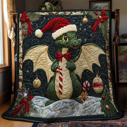 Candy Cane Dragon WN0712044CL Quilt