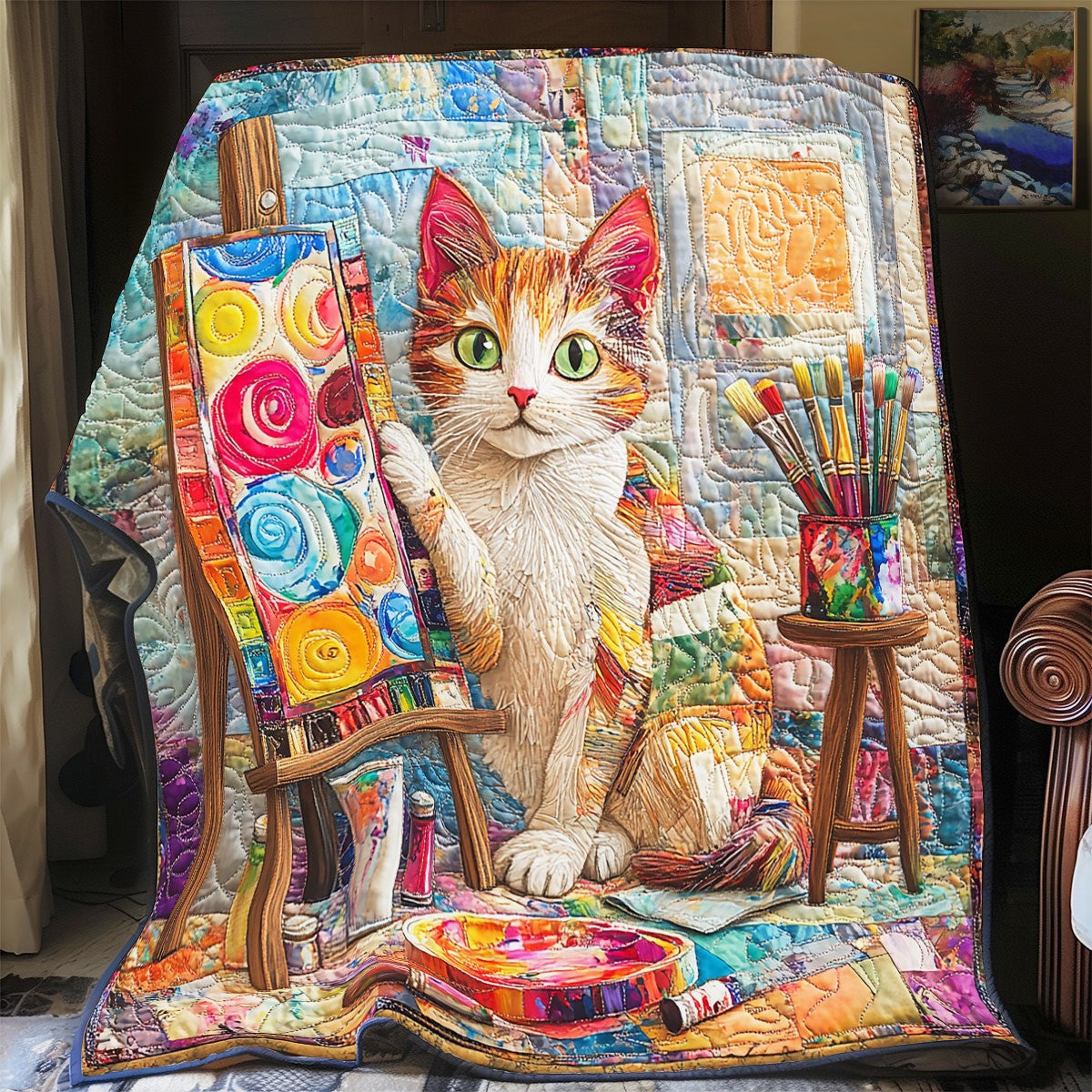 Artist Cat XB0703025CL Quilt