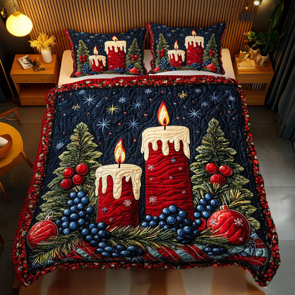 Christmas Candle WJ1511033CL Duvet Cover Set