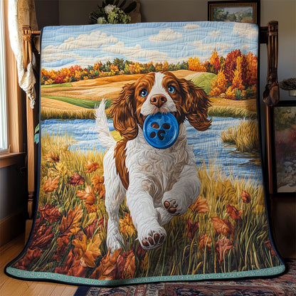 Cocker Spaniel Dog WX1612012CL Quilt