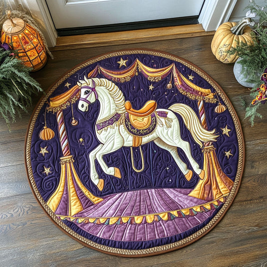 Golden Ride CW2407034CL Quilted Round Mat