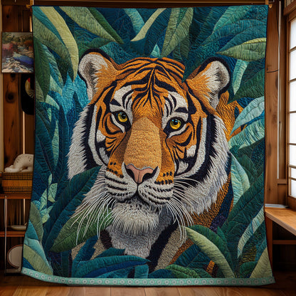 Tiger Portrait WX1212046CL Quilt